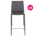 Set of 4 chairs Work Plan gray KosyForm