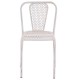 Lot de 4 Chaises en Métal Blanc KosyForm