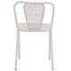 Lot de 4 Chaises en Métal Blanc KosyForm