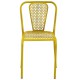 Lot de 4 Chaises en Métal Jaune KosyForm