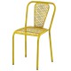 Lot de 4 Chaises en Métal Jaune KosyForm