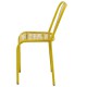 Lot de 4 Chaises en Métal Jaune KosyForm