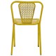 Lot de 4 Chaises en Métal Jaune KosyForm