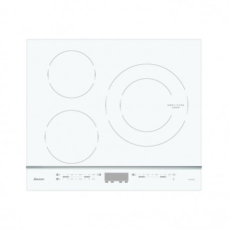 Table Induction Sauter SPI4360W Blanc avec 3 Foyers