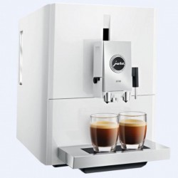 Café expresso máquina com moedor Jura A7 PIANO branco