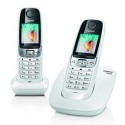 Bianco di Duo Cordless Gigaset con schermo C620