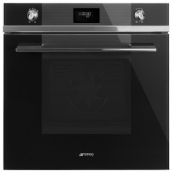 Forno Smeg multifunzione pirolisi Design acciaio inox nero Elite elettronico