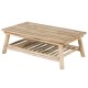 Table Basse Rectangulaire 2 Plateaux en Teck Chalet KosyForm