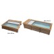 Piscine Urbaine Procopi en Bois 600 x 250 x H 133 Couverture Automatique avec Coffre Filtration et Chauffage