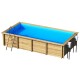 Piscine Bois Weva Rectangulaire 8 x 4 BWT myPOOL