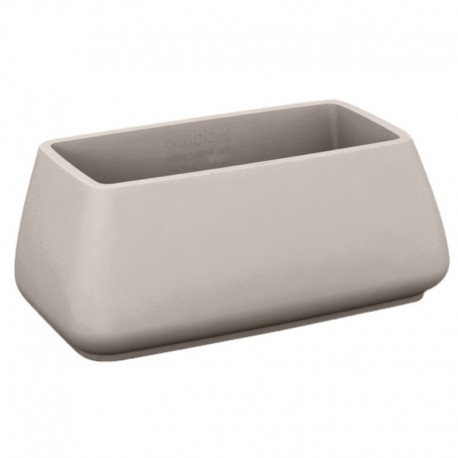 Vaso da giardino MoMA VONDOM altezza taupe 70