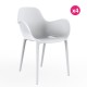 Lot de 4 Chaises Sabinas Vondom Blanc