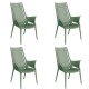 Lot de 4 Fauteuils Vondom Ibiza Lounge Vert Pickle