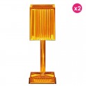 Juego de 2 lámparas Gatsby Prisma Amber Wireless Vondom Led