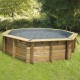 Piscine Bois Ubbink Océa 510 H120cm Liner Beige sable