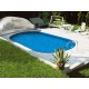 Oval Pool Azuro Ibiza 350x700 H120