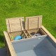 Piscine Urbaine Procopi en Bois 600 x 250 x H 133 Couverture Automatique