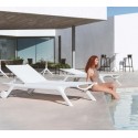 Set mit 4 Sonnenliegen Afrika Vondom Sonnenbaden