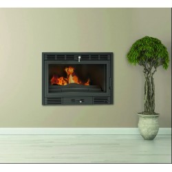 Ferlux Siris Inserto de madera de hierro fundido con turbo 16 kW