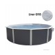 Piscine hors sol TOI Magnum ronde 460x132 Compact Anthracite