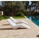 Lot de 2 Chaises Longues Vondom Faz Blanc