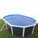 Above ground pool TOI Prestigio oval 550x366x120 Anthracite