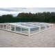 Abri de Piscine Bas Abrisol télescopique Capri 6.44x4m sans rail