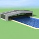 Abri de Piscine Bas Abrisol télescopique Capri 6.44x4m sans rail