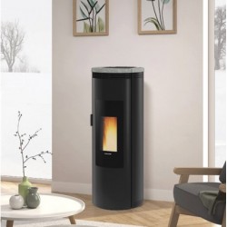 Pelletkachel La Nordica Extraflame Amika 8kW waterdicht geventileerd Natuursteen