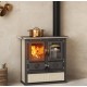 Kaminofen Nordica Extraflame Rosa L 9kW Schwarz