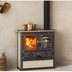 Kaminofen Nordica Extraflame Rosetta BII 9kW Liberty Creme