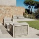 Lounge-Sessel Vondom The Factory Aluminium Ecru