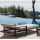 Deck Chair Vondom The Factory aluminum Ecru