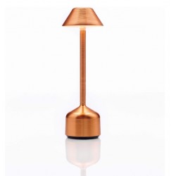 Luz de mesa Imagilights Led Demoiselle Alto Cônico de Cobre