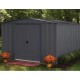 Habrita Metal Garden Shed 313x297xh198 with Sliding Door