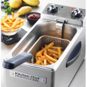 Freidora de acero inoxidable semiprofesional Kitchen Chef Professional 4L