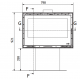 Ferlux Enya 80 Holzofen mit zentralem Fuß 9,6 kW