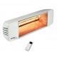 Heliosa HD 77 Radiant 2000W Heater Radiografische Afstandsbediening Wit.