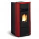 Extraflame Giusy Evo 2.0 7kW Ventilated Pellet Stove Burgundy