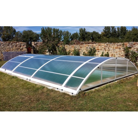 Low Pool Enclosure Lanzarote Removable Shelter 13x6.7m