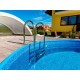 Piscine Ovale Azuro 5.5x3.7x1.2 Autoportante ou Enterrée