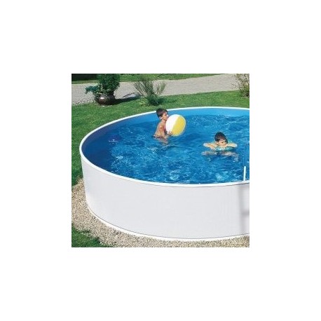 Piscine Ovale Azuro 5.5x3.7x1.2 Autoportante Blanc