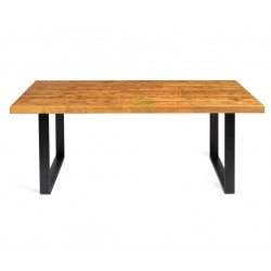 Annette Premium Wooden Dining Table 1.95x0.96m Oak Colour