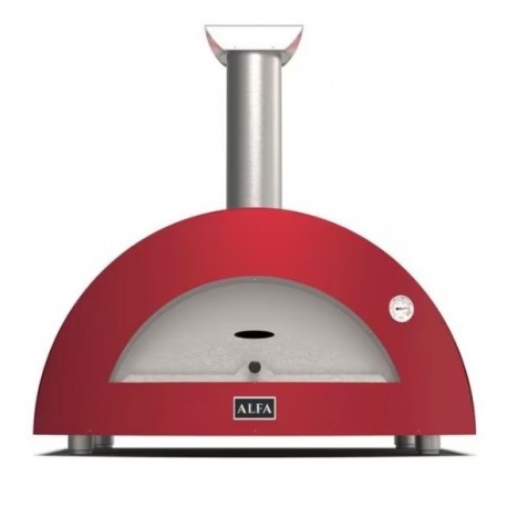 Forno de Pizza Moderno 3 Alfa Forni com Madeira Vermelha Antiga