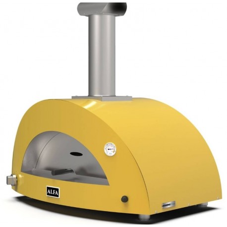 Moderno 3 Alfa Forni Hybrid Fire Forno Pizza Giallo