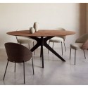 Oval Table 180x110 walnut wood Naim VeryForma