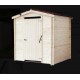 Alpina wooden dry toilet shelter 2.10x2.21 Habrita 4.64m2