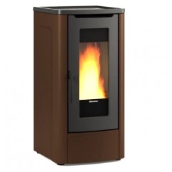 La Nordica Extraflame Dahiana VFS 10 kW Stufa a pellet ventilata in bronzo