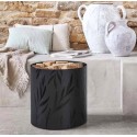 Porta-lenha Olympe Black Nineteen Design