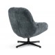 Fauteuil Pivotant Molo tissu Bleu VeryForma